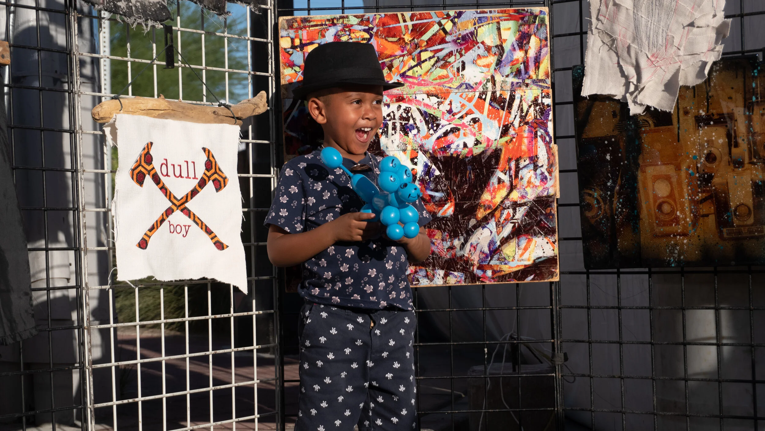 Musicians performing on stage