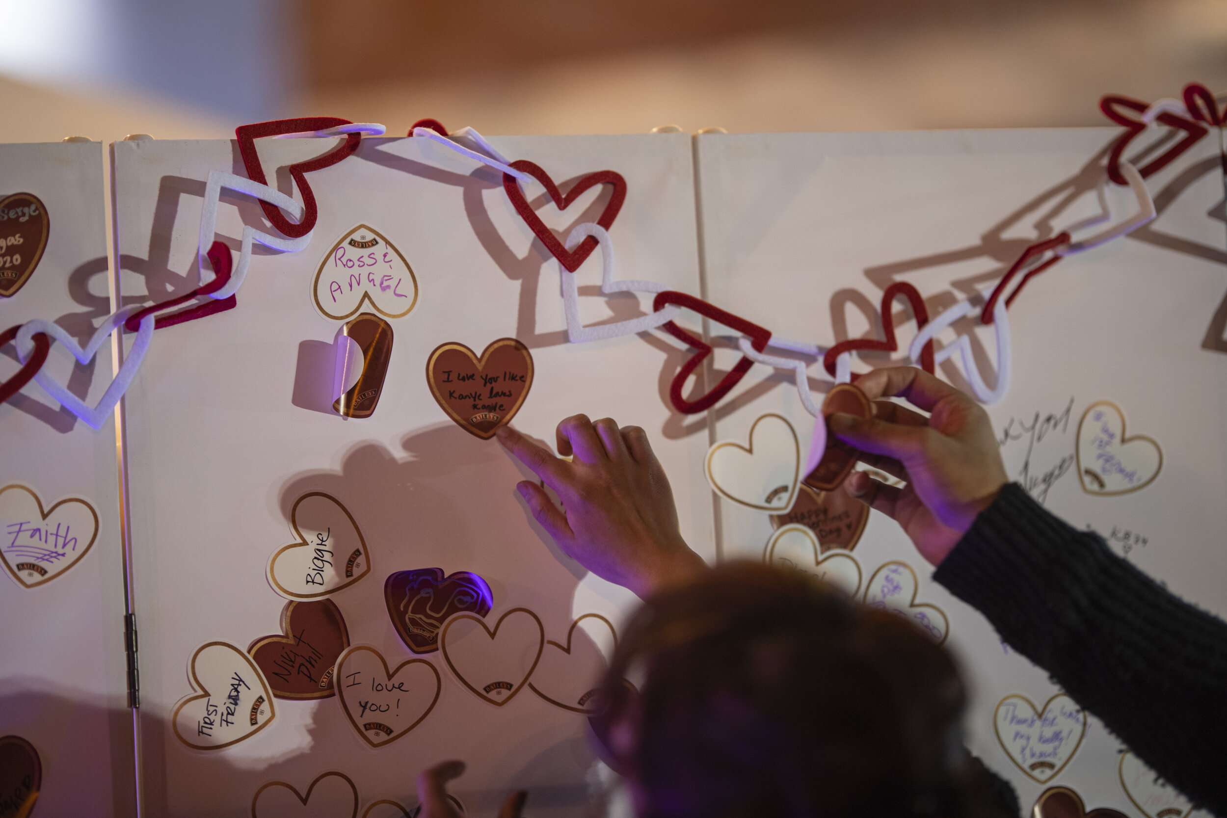 Food vendors and attendees