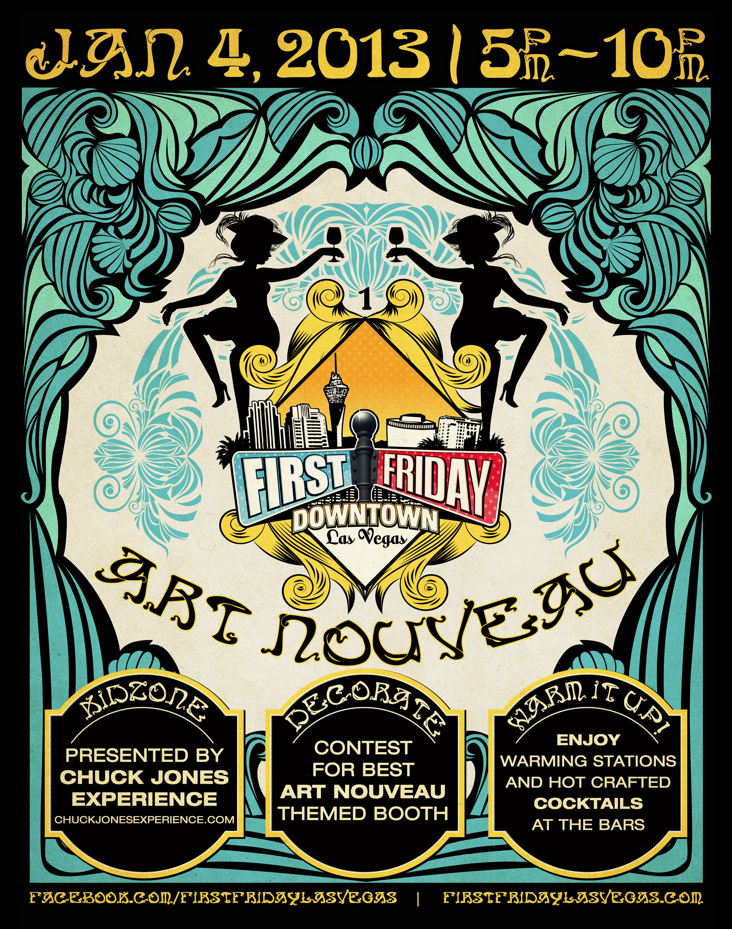First Friday poster — January 2013