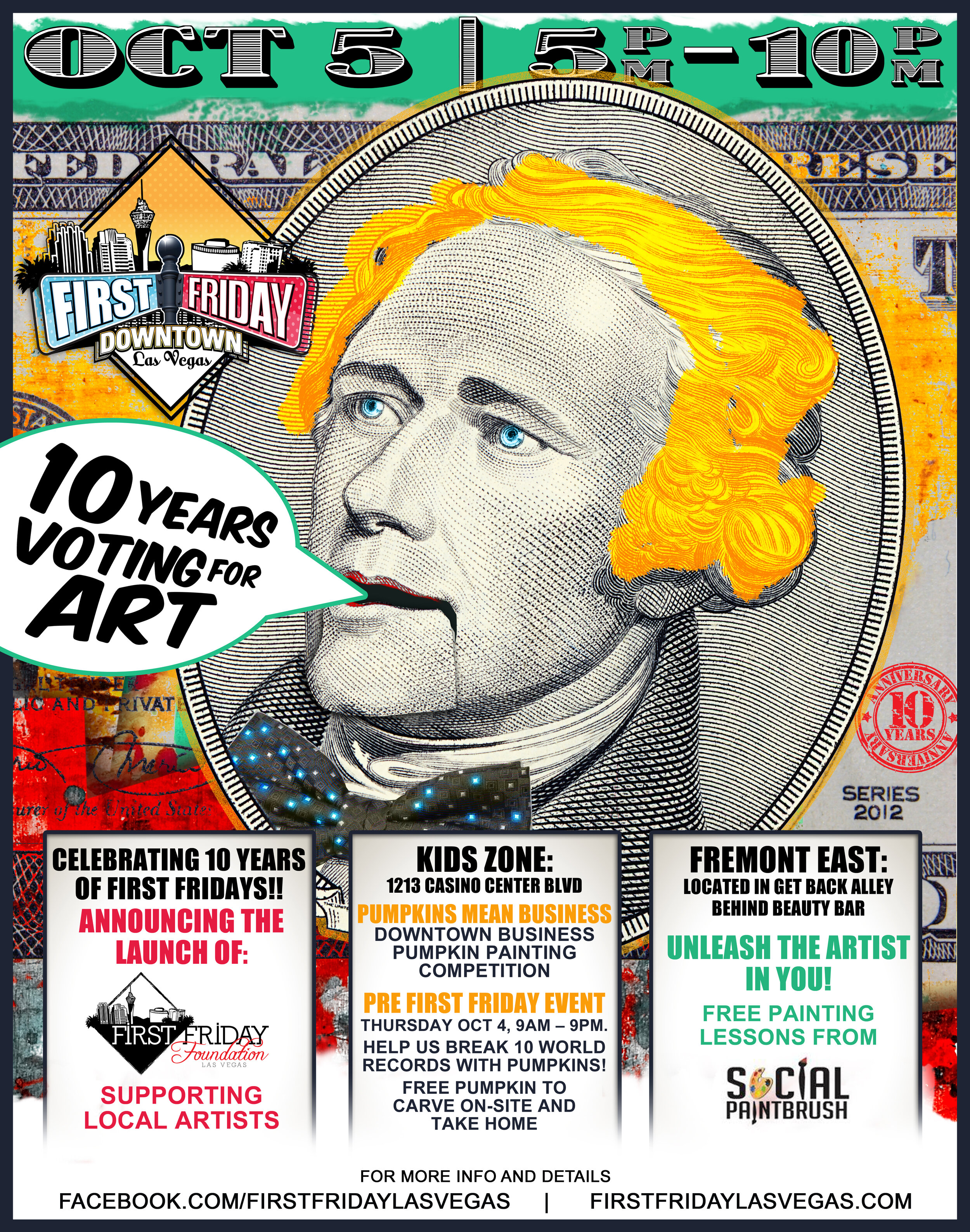 First Friday poster — October 2012