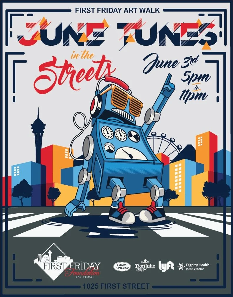 First Friday poster — June 2016